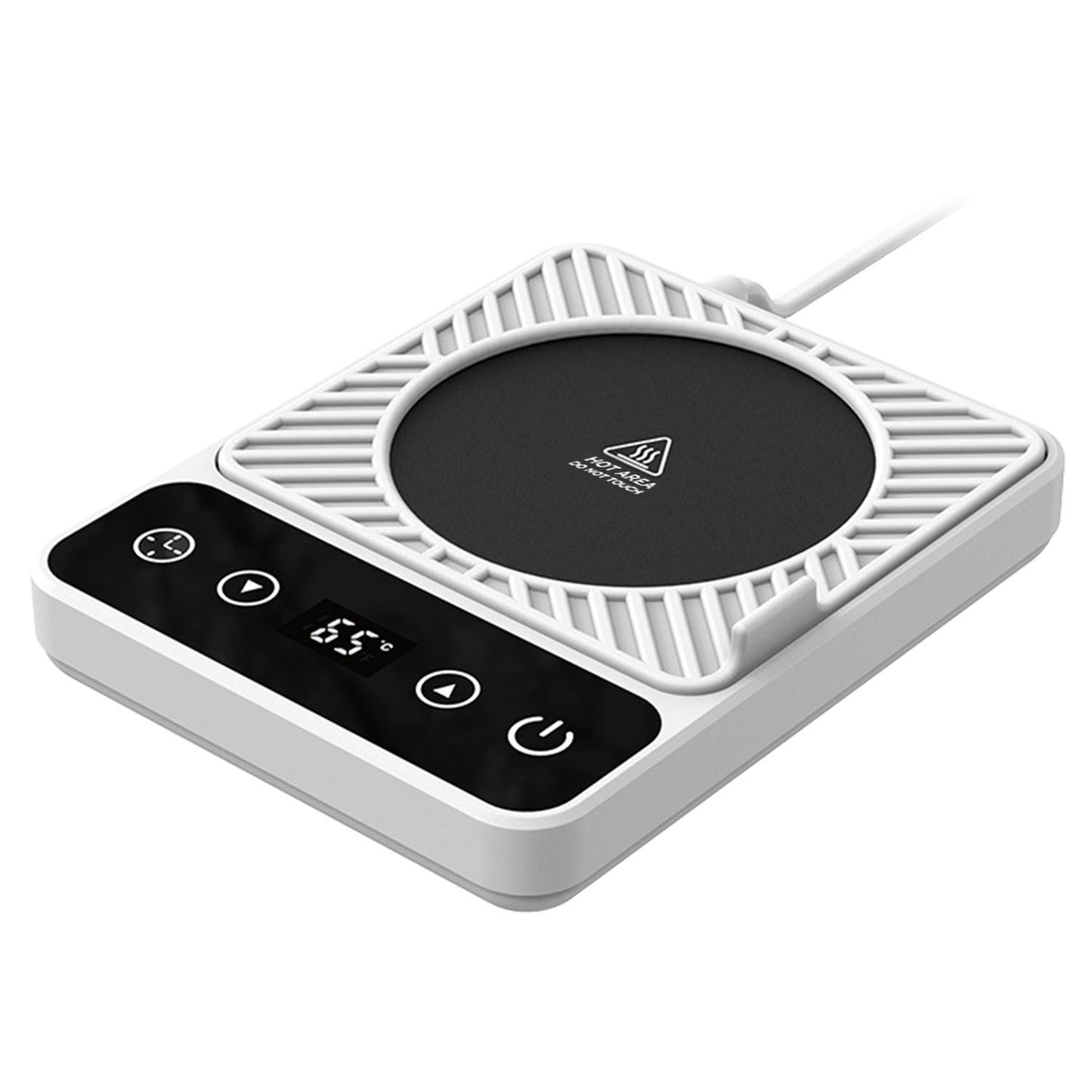 Desktop Electric Mug Warmer w/Auto Shut Off Timer Setting and 6 Temperature Levels