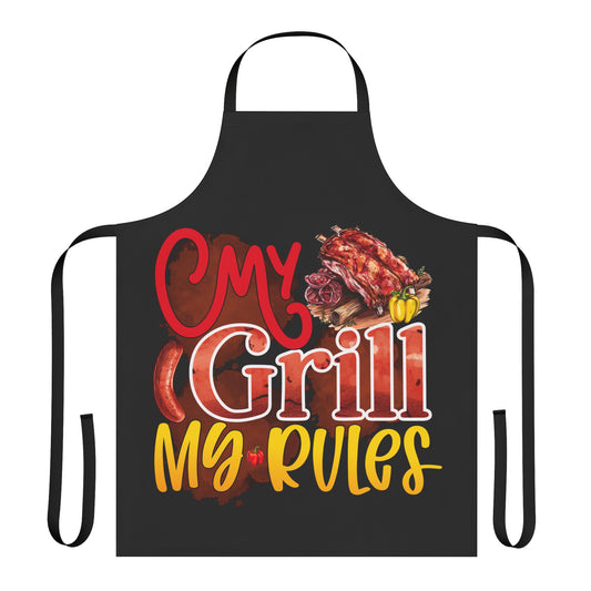 My Grill My Rules Unisex Apron