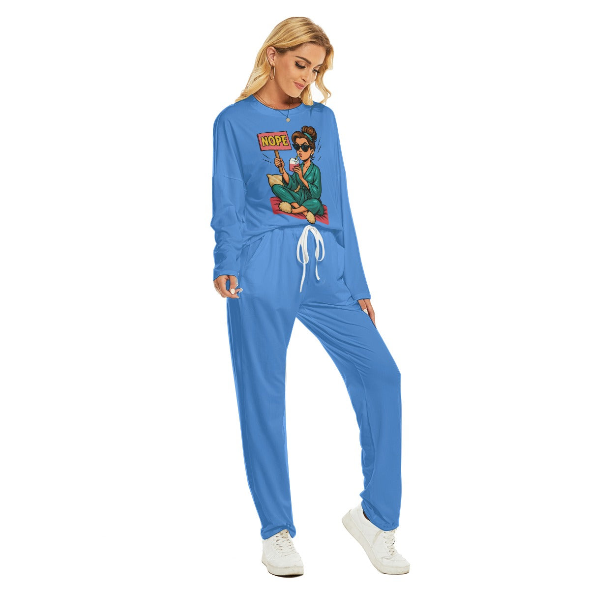 Ladies "Nope!" Lounging Pajamas