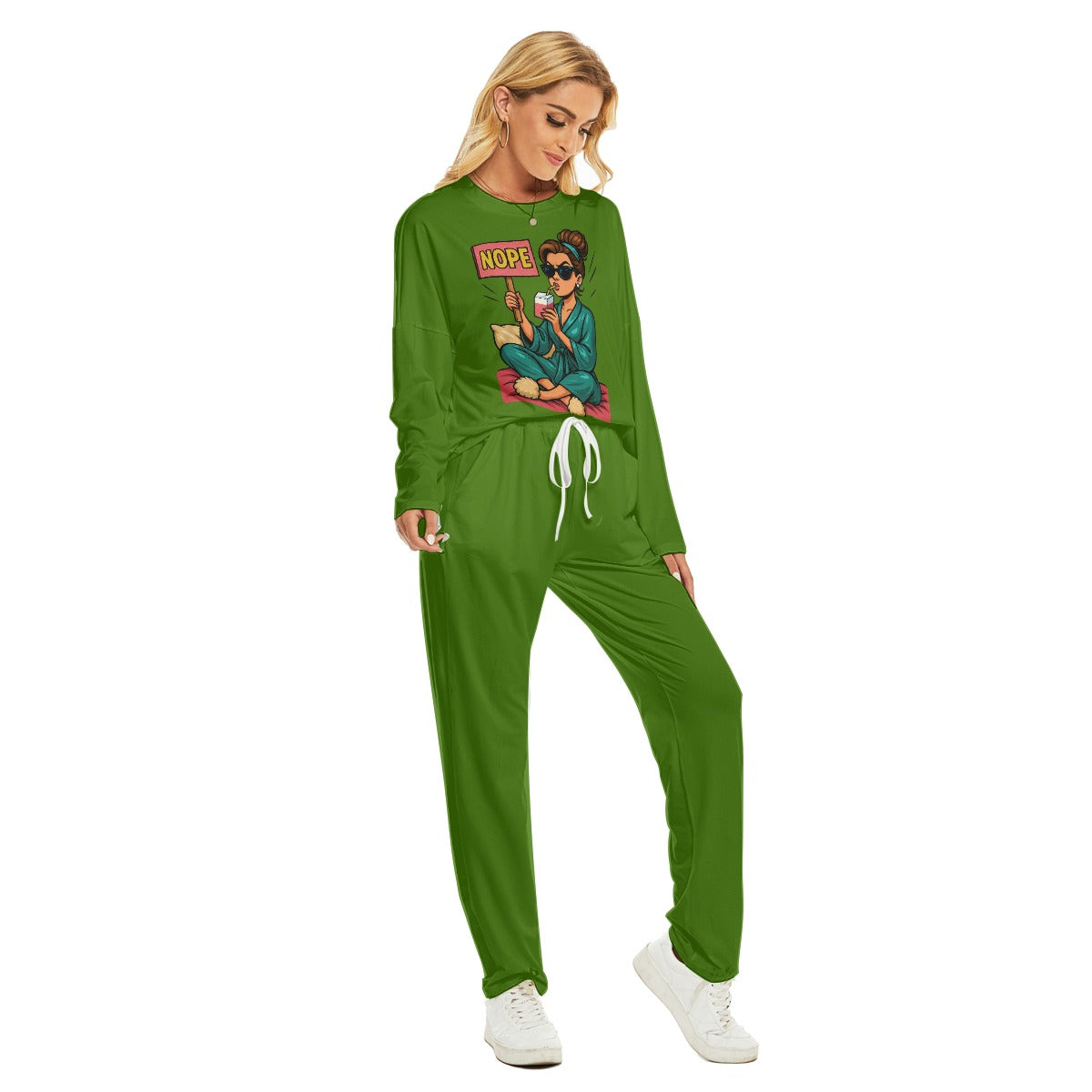 Ladies "Nope!" Lounging Pajamas