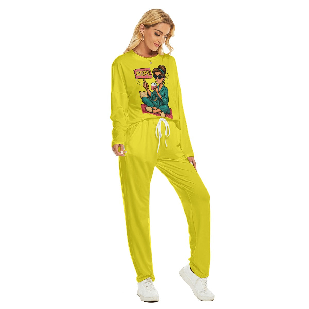 Ladies "Nope!" Lounging Pajamas