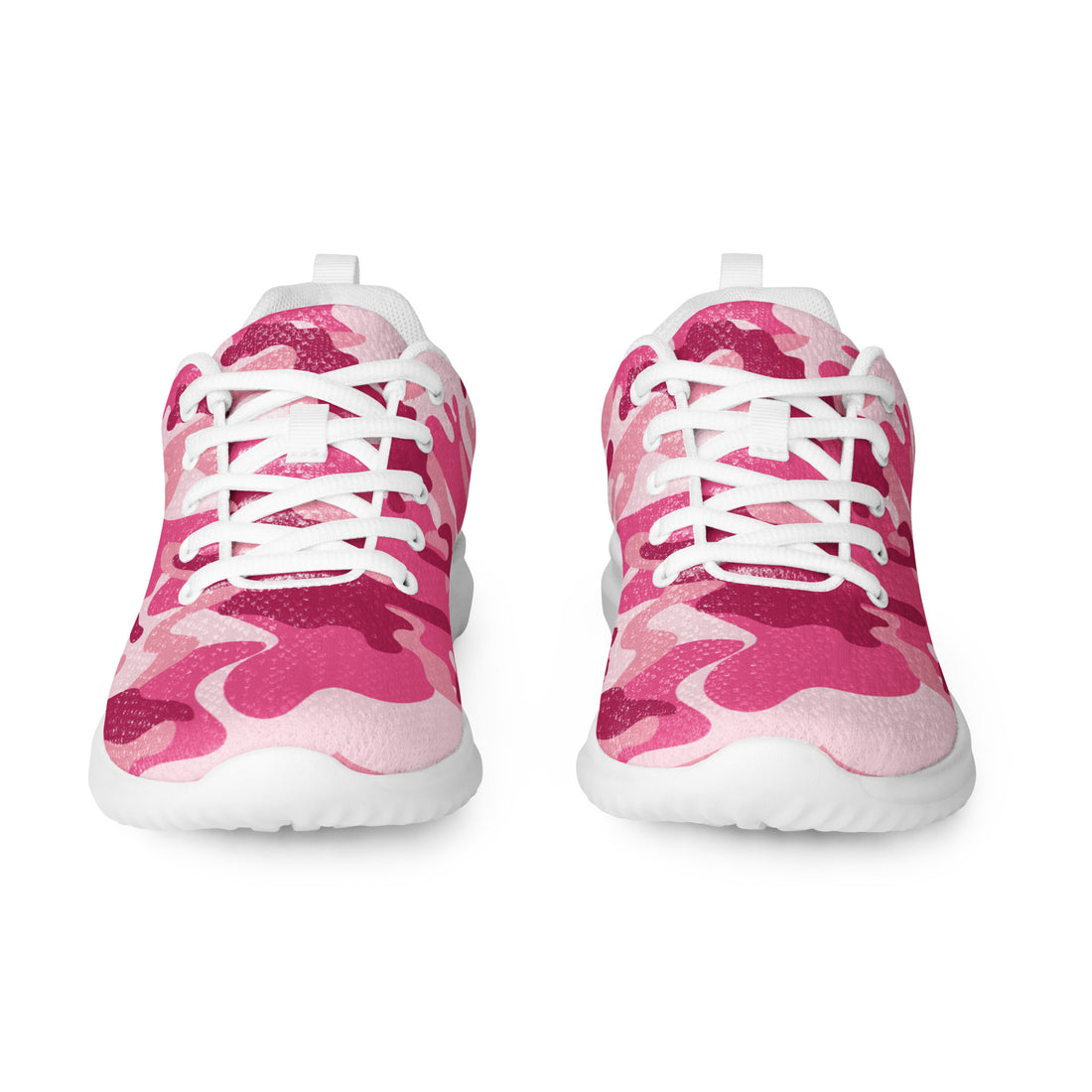 Pink Camo Print Men's Sneakers