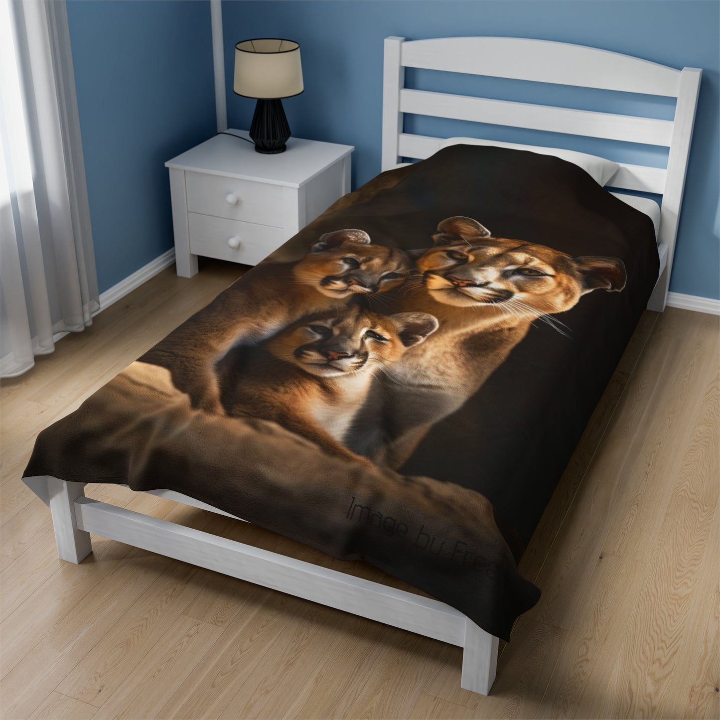 Puma Family Fleece Blanket