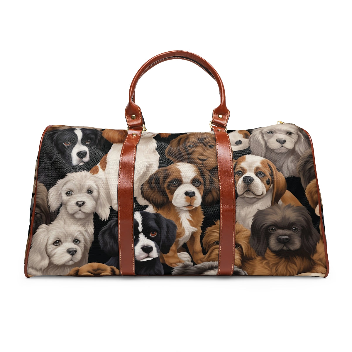 Puppy Print Travel Bag