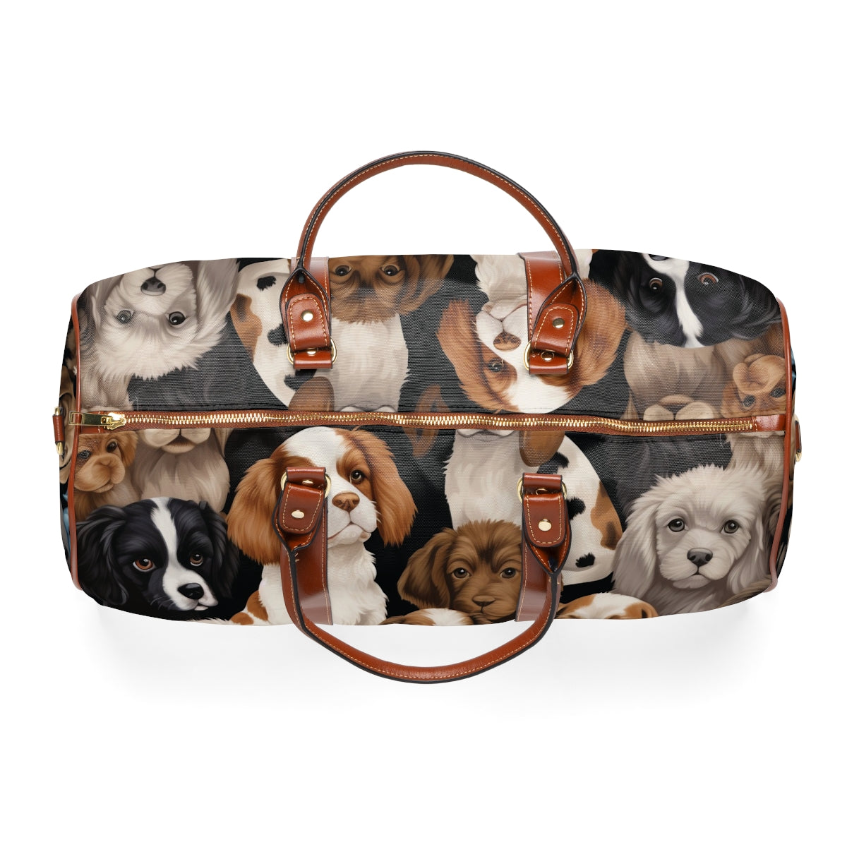 Puppy Print Travel Bag