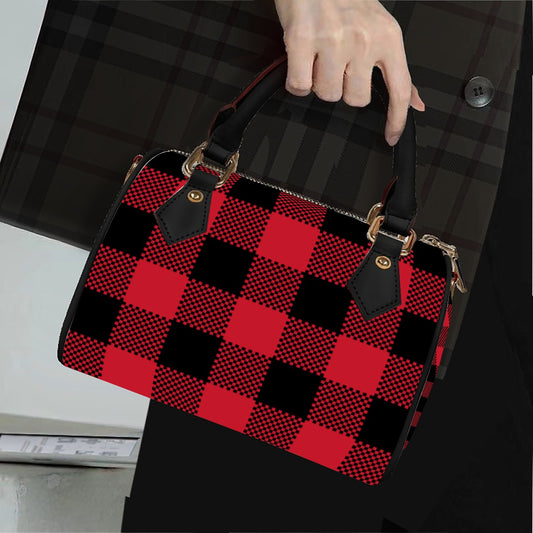 Red Plaid Handbag