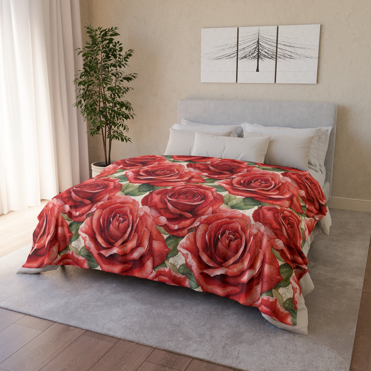 Soft Rose Blanket