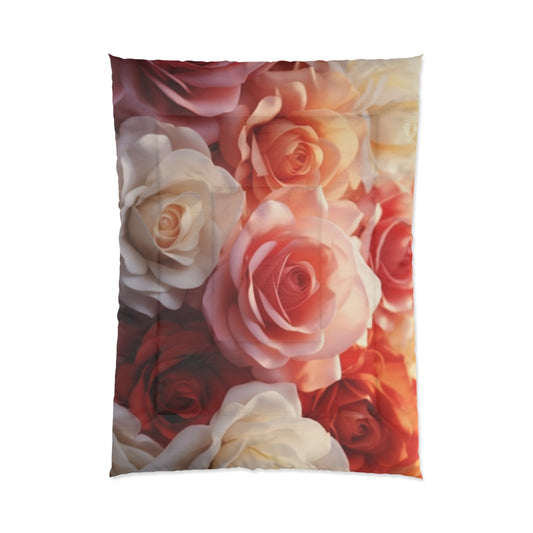 Multi-Color Rose Comforter