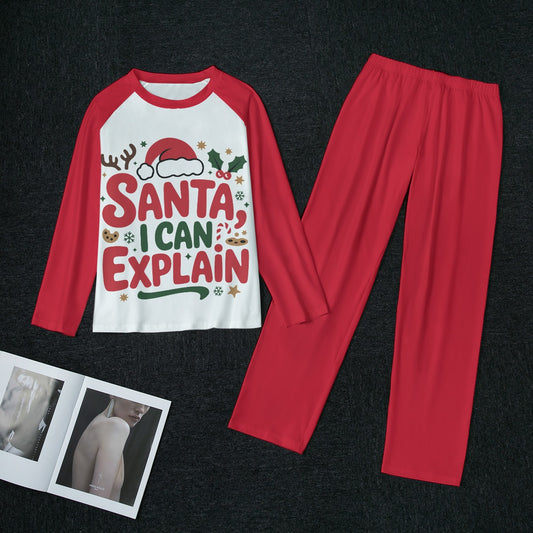 "Santa I Can Explain" Ladies Pajama Set