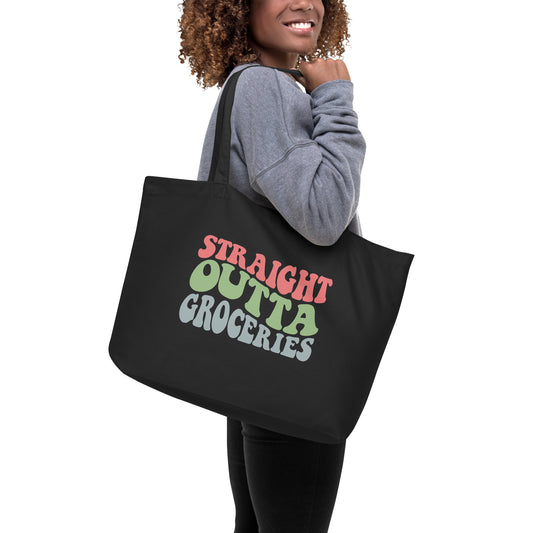 "Straight Outta Groceries" Shopping Bag