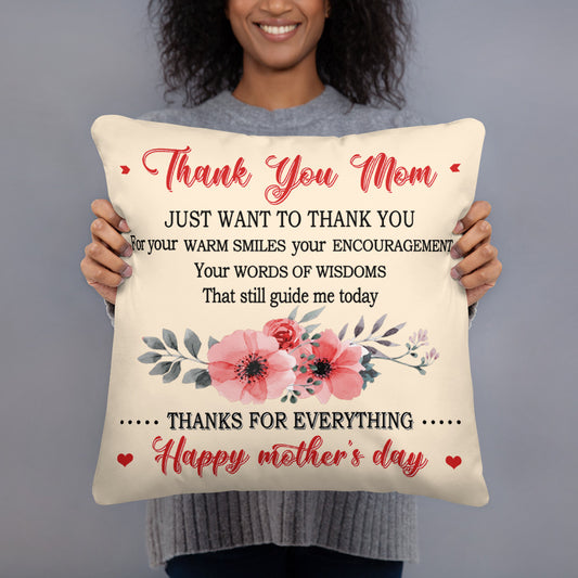 Thank You Mother Decorative Pillow