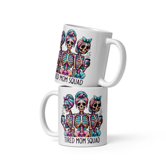 Tired Mom Squad Ceramic Coffee Mug