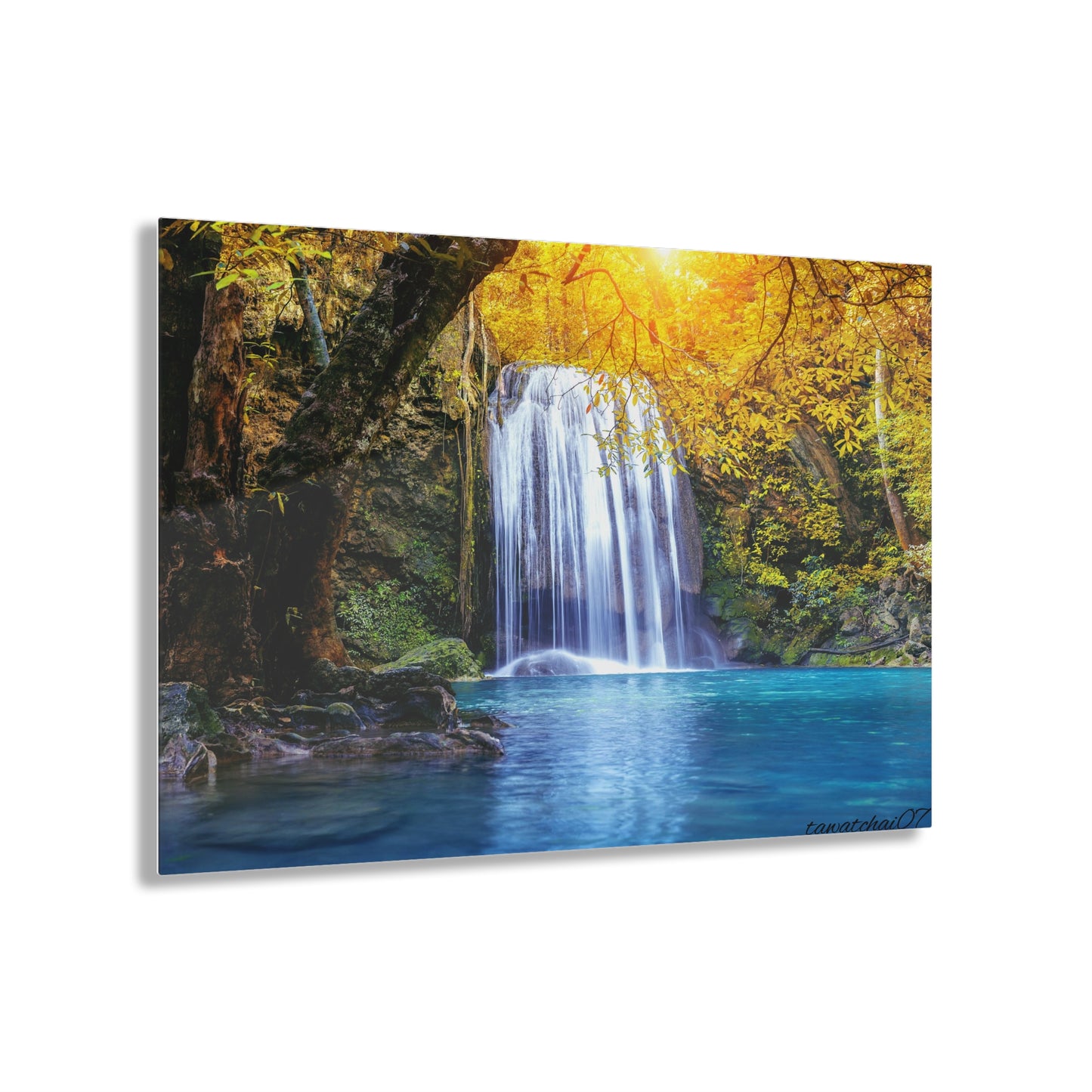 Waterfall Floating Acrylic Print