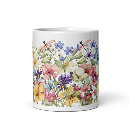 Wildflower Ceramic Coffee Mug