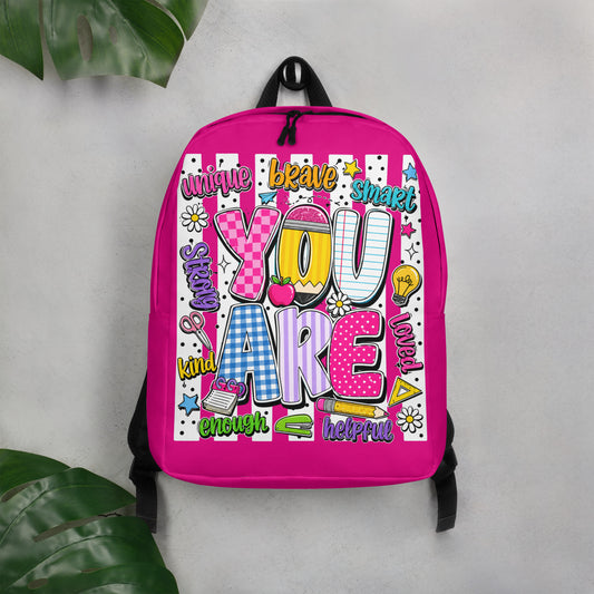Back To School Confidence Minimalist Backpack