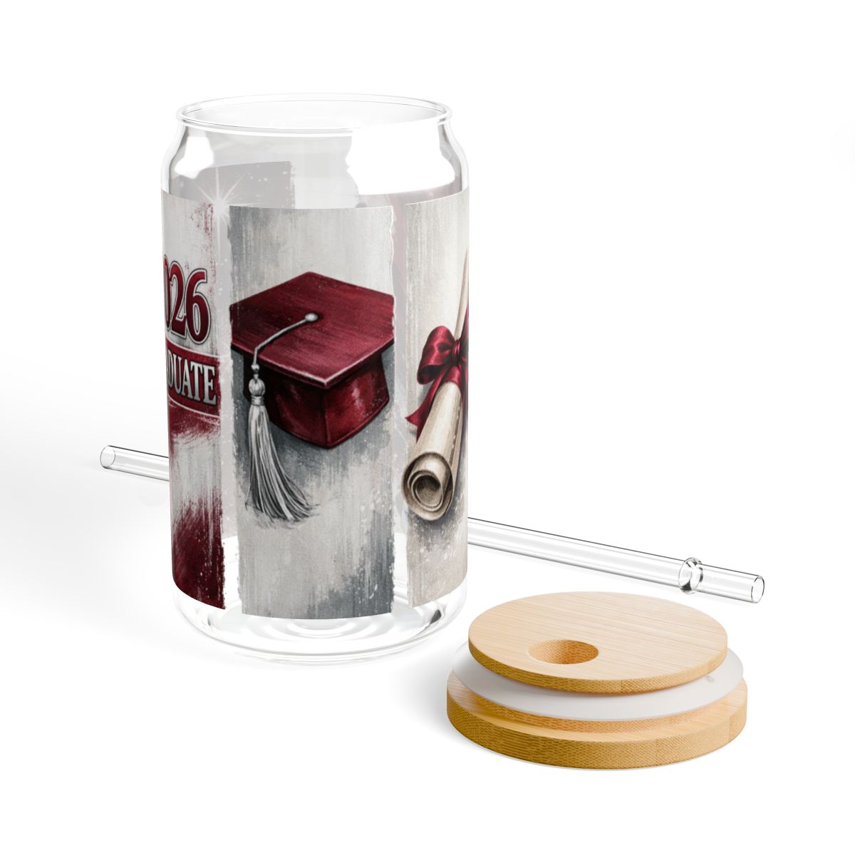 Graduation 2026 Glass Tumbler