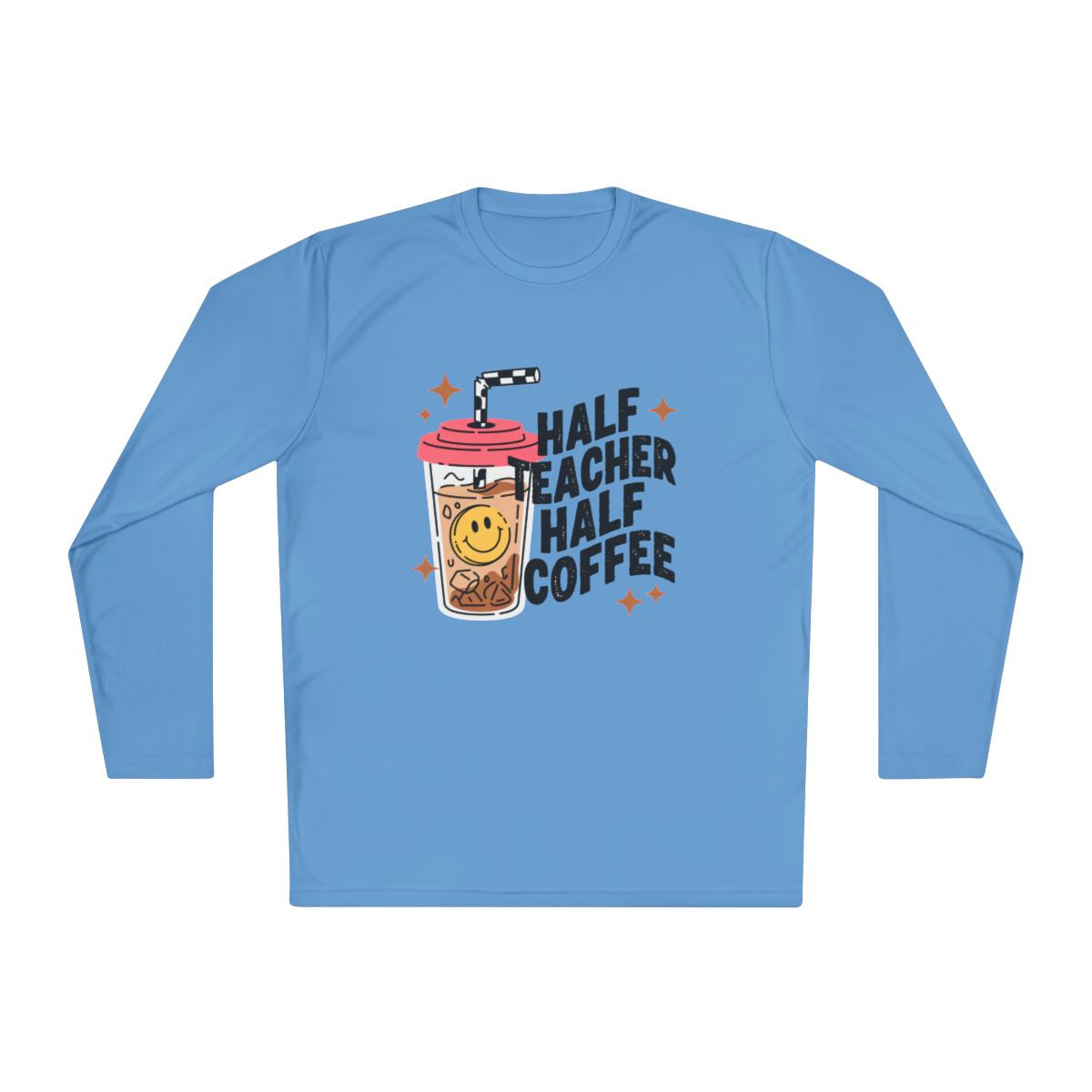 Half Teacher Half Coffee Long Sleeve T-Shirt