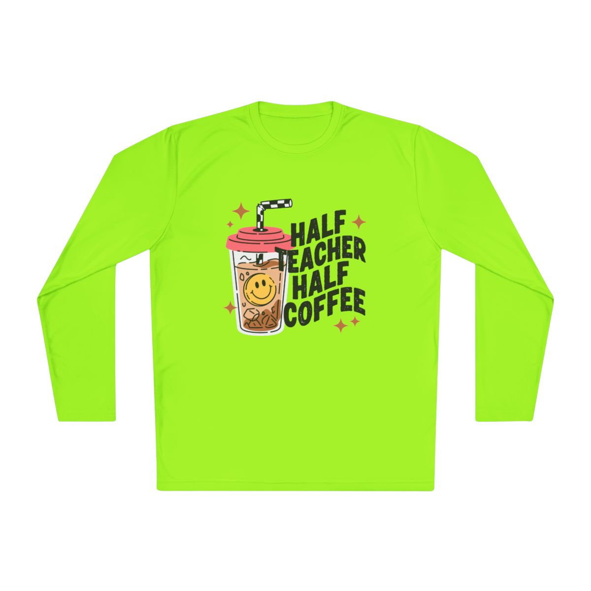 Half Teacher Half Coffee Long Sleeve T-Shirt