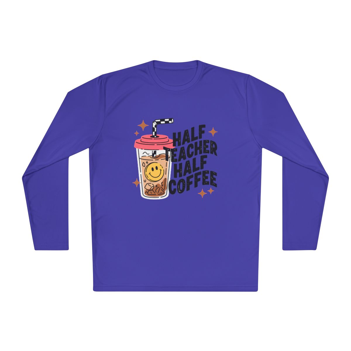 Half Teacher Half Coffee Long Sleeve T-Shirt