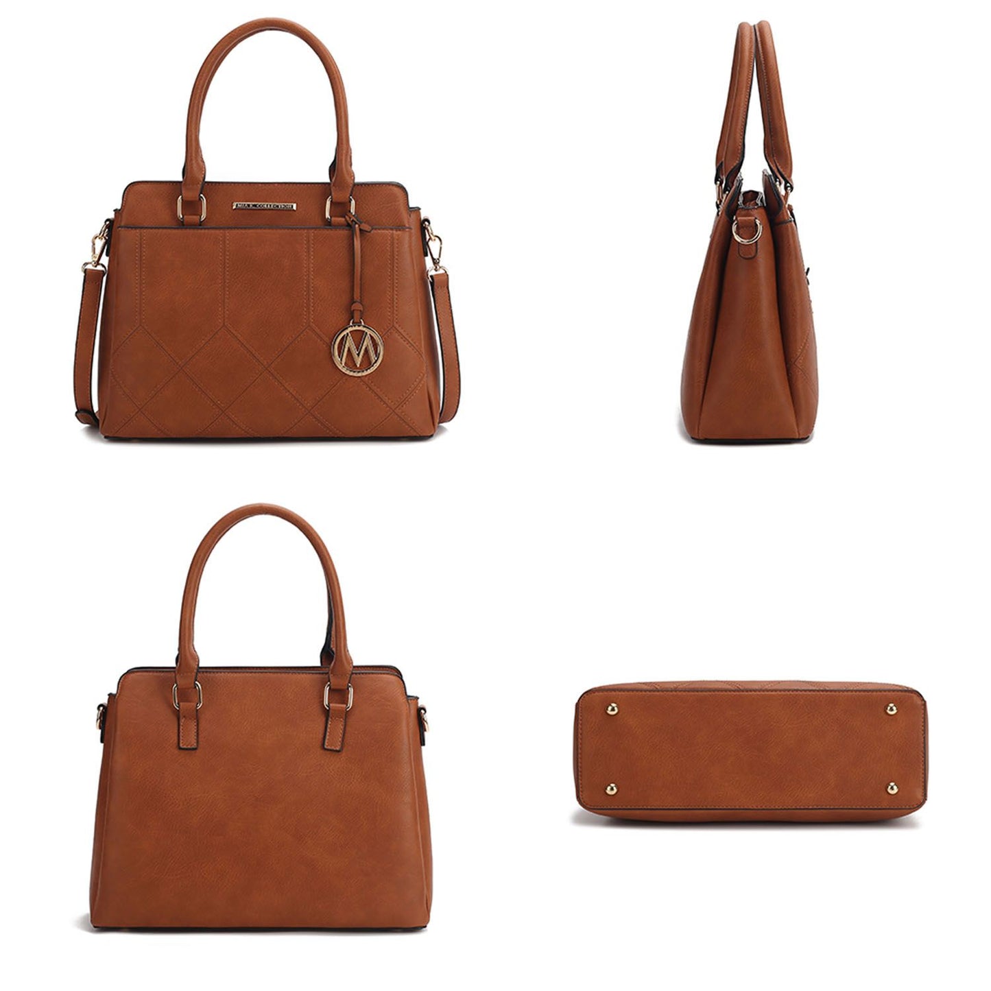 MKF Collection Elodie Triple Compartment Women's Tote Bag by Mia K