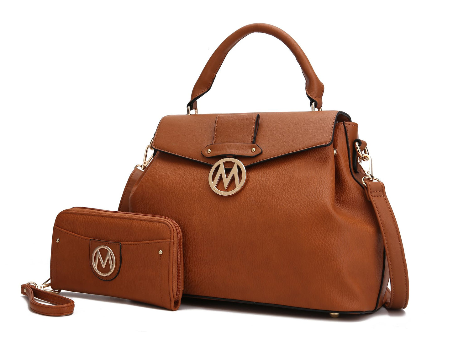 MKF Collection Aurora Satchel Shoulder Bag & Wallet by Mia K